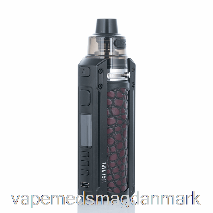 Engangs Vape Danmark Lost Vape Ursa Quest 100w Pod Mod Kit Sort / Krokodille Læder